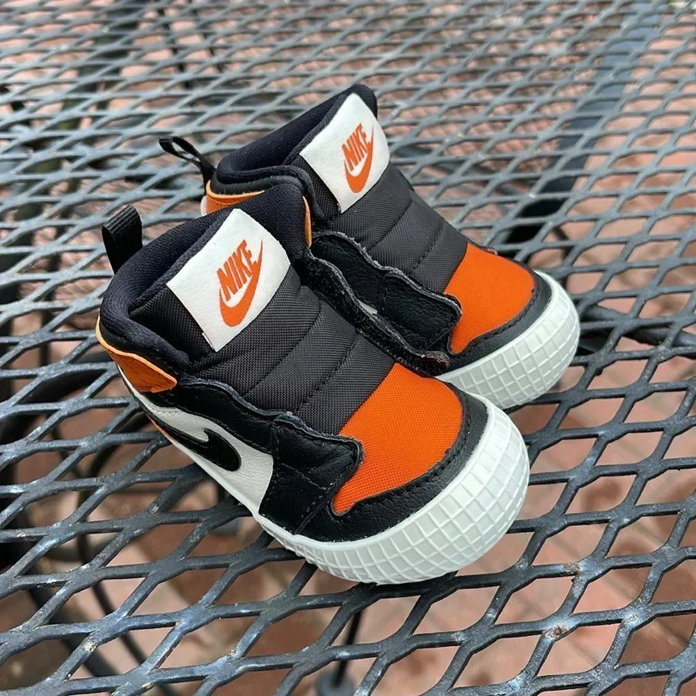 2019 Air Jordan 1 Crib Bootie 'Shattered Backboard' Size 3C AT3745-108